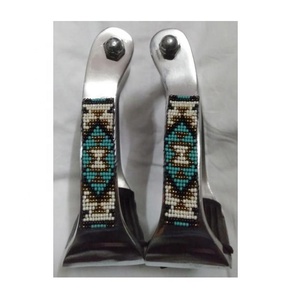 Étriers de cheval de qualité supérieure en alliage avec perles de créateurs Prix de gros d'usine pour l'équitation et la course - Product Image 3