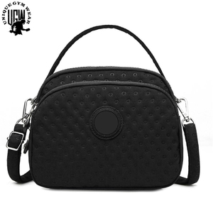 กระเป๋าสตรีทรงคลื่น,กระเป๋าคนส่งเอกสารไนลอนกันน้ำได้สำหรับสุภาพสตรีกระเป๋าสะพายไหล่ทรงขวาง - Product Image 5