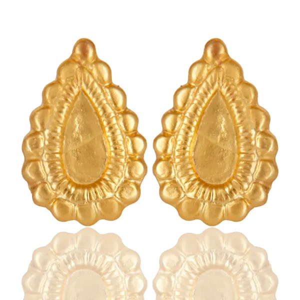 Traditional Design Gold Plated Women Fashion Stud Earring Wholesaler of Brass Jewelry