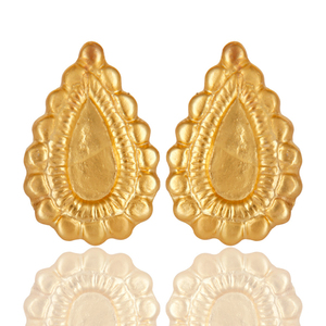 Traditional Design Gold Plated Women Fashion <b>Stud</b> <b>Earring</b> Wholesaler of Custom Brass Jewelry - Product Image 1