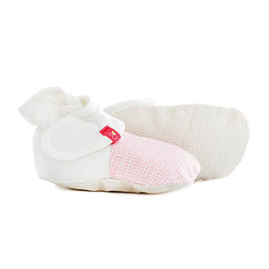 Bottes de bébé en tissu coton biologique, chaussures d'extérieur pour nouveau-né, tendance 100% - Product Image 1