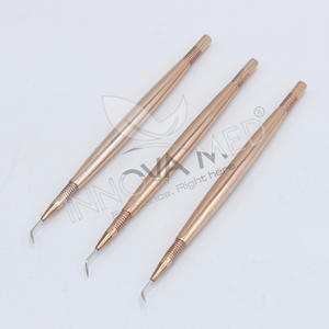 Etiqueta privada, nuevas herramientas de elevación de pestañas de Metal de acero inoxidable, extensiones de pestañas con puntas de fibra puntiagudas, pinzas de pestañas de alta calidad - Product Image 5