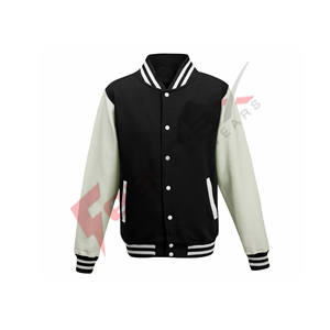 แจ็กเก็ตเลตเตอร์แมนถักสำหรับฤดูหนาวออกแบบเองได้ระบายอากาศได้ดีและกันน้ำได้ด้วยการเติมผ้าฝ้ายตัวเลือกขนาดพิเศษ! ออกแบบของคุณเอง! - Product Image 2