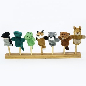 Bán buôn <span class=keywords><strong>Mini</strong></span> Plush động vật con rối ngón tay - Product Image 2