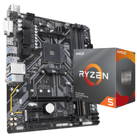GIGABYTE B450M DS3H Carte mère de jeu Micro ATX d'occasion avec processeur de bureau AMD Ryzen 5 3600X 5600X
