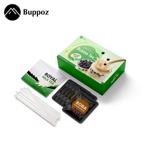 Best Selling Matcha Milk Tea Flavor Instant <b>Boba</b> Tapioca Pearl Balls - Product Image 1