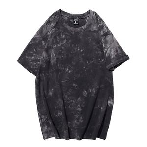 T-shirt Tie Dye pour homme sérigraphie Tie Dye unisexe 100% coton bicolore Tie-Dye T-shirt - Product Image 2