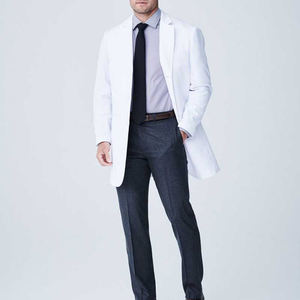 Blouse médicale professionnelle de haute qualité, 1 pièce, vêtement médical de laboratoire unisexe pour médecin, blouse blanche - Product Image 1