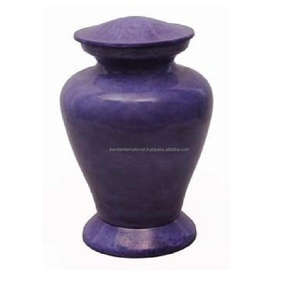 Urnes de crémation pour adultes en laiton de haute qualité avec bandes d'étain et urnes funéraires en métal fini noir pour cendres humaines - Product Image 6