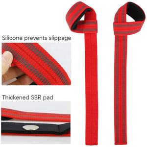 High Quality Custom Made Weightlifting Gym <b>Lifting</b> Wrist <b>Straps</b> <b>For</b> Strength Training Weight <b>Lifting</b> - Product Image 3