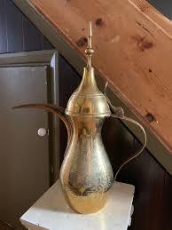 หม้อกาแฟทองเหลืองทนทาน Atainless,Dallah สำหรับชาและกาแฟสำหรับใช้ในชีวิตประจำวัน - Product Image 4