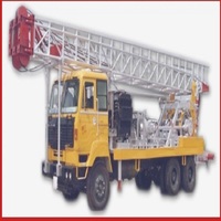Foreuse à circulation inversée montée sur camion de 400 m avec boîte de vitesses, châssis Ashok Leyland diesel pour usage industriel
