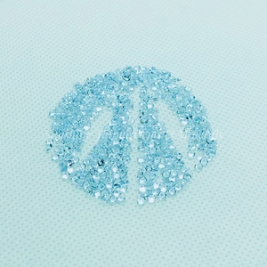 Vente en gros de topaze bleu ciel naturelle taillée brillant de 1.25mm pierre précieuse à facettes de haute qualité certifiée IGI-par pièce - Product Image 3