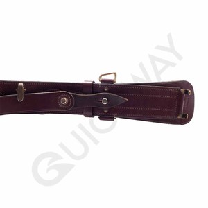 Cinturón cruzado de piel auténtica, cinturón de trabajo nupcial, marrón, Sam - Product Image 6