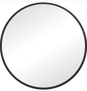 Espejo montado en la pared de Metal de Color negro con estilo moderno hogar Hotel baño espejo decorativo forma arte de pared - Product Image 3