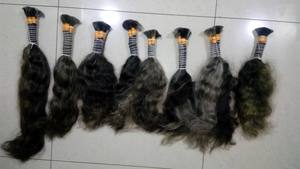 100% Raw Remy natural mejores pelos Un donante cabello humano crudo. Temple RAW bulk cabello humano. Producto sin procesar - Product Image 4