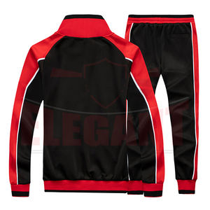 Chándal de poliéster 100% de alta calidad para hombre, ropa deportiva para correr con logotipo personalizado, ropa deportiva de invierno, trajes de chándal en blanco al por mayor - Product Image 2