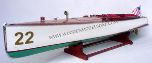 Charles D.Mower 22 Number High Quality Painted Wooden Nautical Model <b>Boat</b> Home Decor Novelty <b>Gift</b> Handicraft - Product Image 2