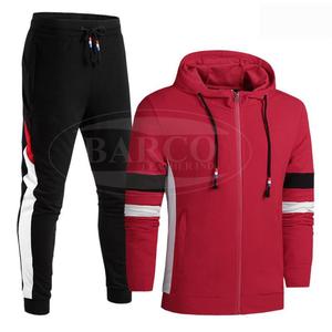 Survêtement de saison d'hiver pour hommes personnalisé de haute qualité 100% coton avec logo à fermeture éclair caractéristique tissu polaire - Product Image 2