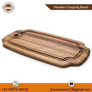Tabla de cortar de madera tallada antigua hecha a mano, Acacia Natural, calidad superior, fabricante indio y exportador a precio barato - Product Image 4