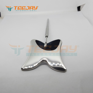 TEEJAY ELM-581 กระจกแต่งหน้ารูปผีเสื้อสีเงินรุ่นใหม่ ขัดเงา พร้อมสกรีนโลโก้ตามสั่ง อุปกรณ์เสริมความงามและแต่งหน้า - Product Image 3