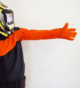 Protección térmica multiusos, cuero de vaca, resistente al calor, para soldadura Tig y Mig - Product Image 1