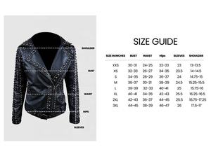Chaqueta acolchada de cuero de oveja con tachuelas y acabado transpirable a cuadros para mujer, nueva chaqueta de motociclista de cuero genuino Natural - Product Image 5