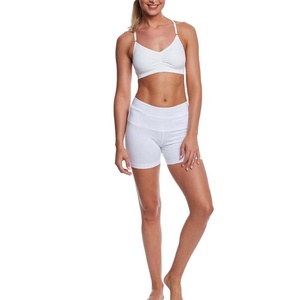 Women's Summer High Waist Fitness Gym Yoga Short Side Pocket Workout <b>Tummy</b> <b>Control</b> Bike Shorts Running Exercise Breathable Quick - Product Image 4