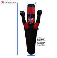 Mannequin de grappling à réflexes rapides autoportant MMA Arts martiaux mixtes Logo personnalisé Étiquette personnalisée Unisexe Couleur personnalisée Service OEM
