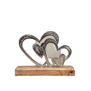 Cuencos de Metal chapados en oro y plata, con soporte y cuchara, artesanía y decoración, nuevo diseño bonito - Product Image 1