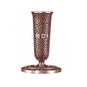 <b>Unique</b> Style Hammered Design Centerpieces Metal Flower <b>Vase</b> Table Top Decoration Aluminium Metal Decorative Flower <b>Vase</b> - Product Image 1