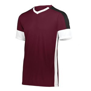 Design Your Own High Quality Best Design Soccer Jersey with Digital Printing Short Sleeves V-Neck Unisex 100% Polyester - Product Image 4