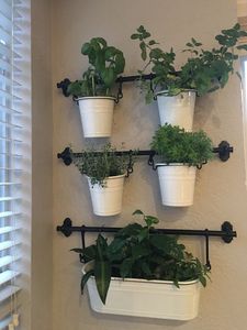 Galvanized Metal Customizable Flower Pots-Durable & Eco-Friendly for Wall <b>Hanging</b> Indoor/Outdoor Use - Product Image 4