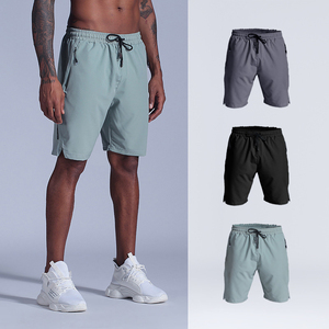 Pantalones cortos deportivos para hombre, ropa deportiva para correr, gimnasio, compresión personalizada, entrenamiento de sudor, Fitness, atlético, poliéster, nailon, estampado negro - Product Image 6