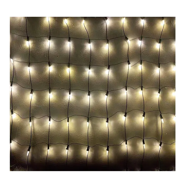 Mesh Fairy String Decorative Lights 100 150 LEDs Net Lights für Christmas Outdoor Wedding Garden