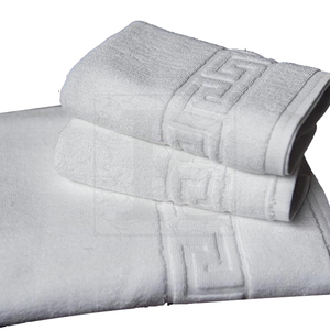 Serviette de bain 100% coton de grande qualité 600gsm serviette en coton éponge blanc pour hôtel spa maison spa tissé technique bain d'hôtel 5 étoiles - Product Image 2