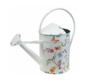 Handcrafted Galvanized Metal Watering Can With Stainless Steel Decorative Garden Tool for Home Outdoor Use - Product Image 4