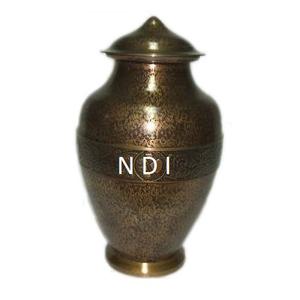 เสียงสําเนียงบ้านที่ขายดีที่สุดทองเหลืองโลหะเผาศพ Urns ผู้ใหญ่งานศพเผาศพ Urns มนุษย์เถ้าทองเหลืองโลหะเผาศพ Urns - Product Image 2