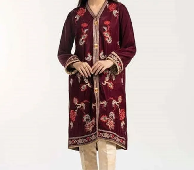 ベルベットシャツカスタマイズされたカラースタイルサイズODMインドとパキスタンの衣類製造機