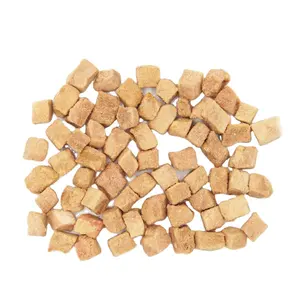 OEM Freeze Dried Cube Amberjack Fish Healthy Pet Food Treats Natural High Quality Protein Nutrition Stable Shelf Life