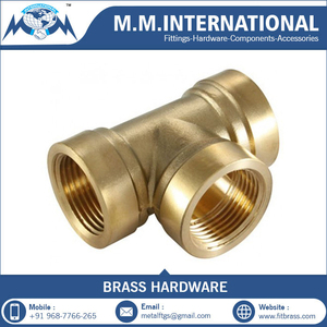 Chất lượng cao <span class=keywords><strong>Brass</strong></span> khí TEE <span class=keywords><strong>3</strong></span> cách kết nối Metric thép gai Hose phù hợp phụ kiện đường ống của nhà sản xuất - Product Image 5