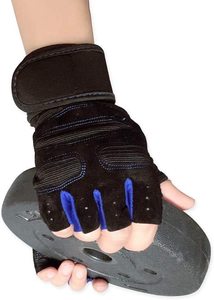 Gants rembourrés de paume de poignet de soutien lourd de haute qualité pour hommes et femmes dernière conception avec bande de poignet pour l'haltérophilie - Product Image 4