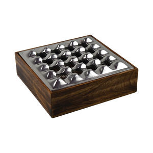 Cendrier design à plaques multiples Cendrier à grille Combo Finition Vaisselle Jardin Bar Maison et Hôtel Bureau Cendriers design - Product Image 1