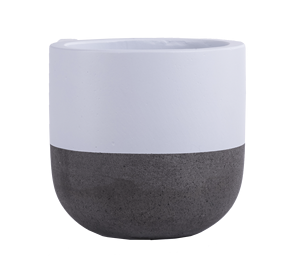 Maceta de cemento para hogar y jardín, producto moderno hecho a mano, para plantas y flores - Product Image 1