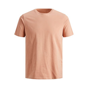 2025 nouvelle mode 100% coton hommes longue longueur T-Shirt respirant grande taille Extra longue plaine T-Shirts - Product Image 1