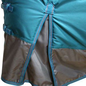 Manta para Caballo Transpirable 1680D, Manta de Invierno Rellena de Algodón con Cuello Desmontable, Fabricada en India - Product Image 3