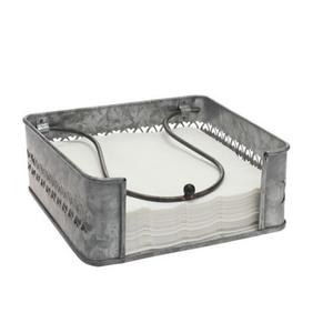 Porte-serviettes galvanisé avec poignée en bois, qualité supérieure, forme carrée, au prix le plus bas - Product Image 6