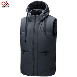 ขายส่งหลายสียืนคอเสื้อผู้ชายที่มีน้ำหนักเบาเบาะลงเสื้อกั๊กสำหรับฤดูหนาว - Product Image 2