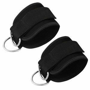 Brides de cheville rembourrées pour Machine à câble, paire de poignets de cheville, noir, 1 paire - Product Image 5