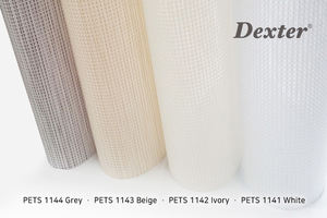 Tela con Rodillo de Cuerda Incorporado en 4 Colores, con Técnica Lisa y Función Ignífuga para Decoración de Ventanas Francesas - Product Image 3